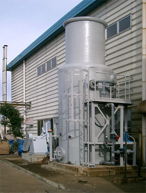 1.酸洗ライン塩酸排ガス処理装置